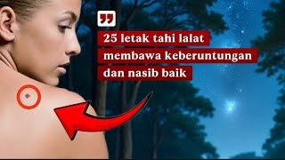 25 letak TAHI LALAT membawa keberuntungan dan nasib baik