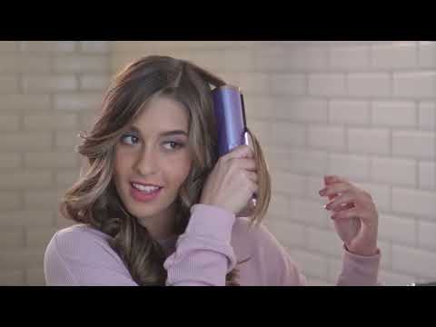 Rizadora Inalámbrica de Cabello Conair Unbound Recargable Lila