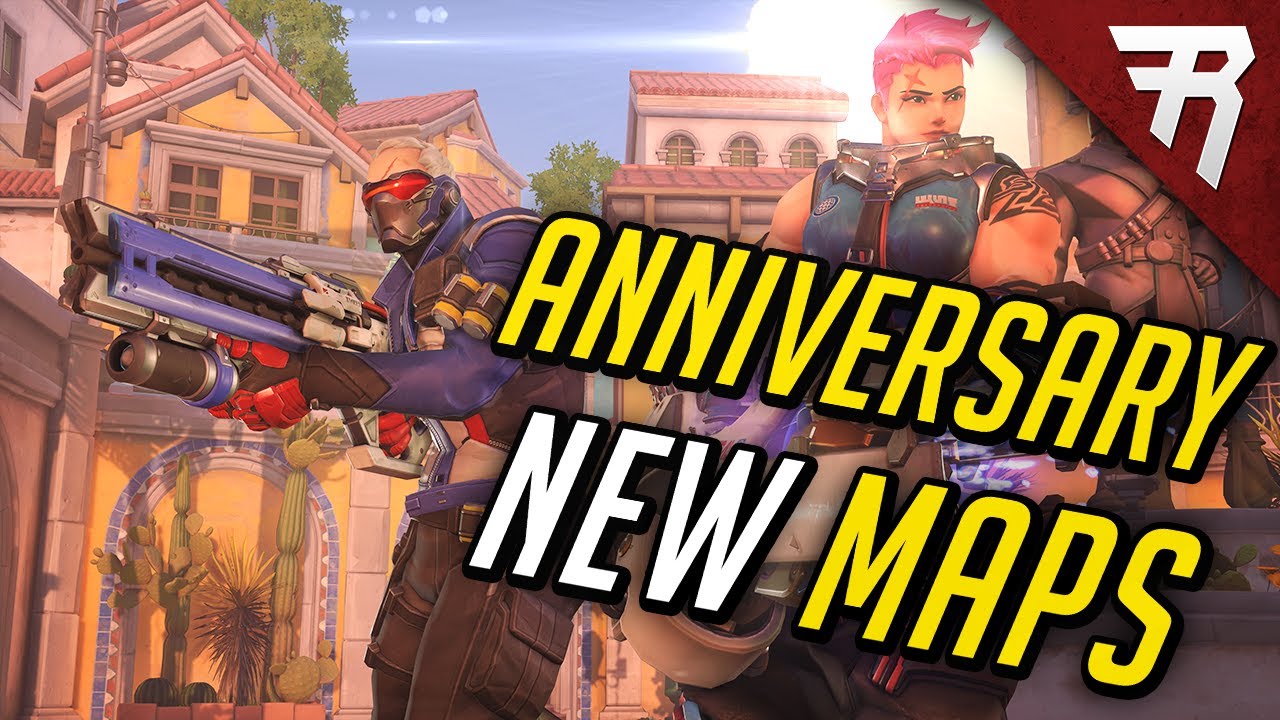 New Maps Flythrough: Necropolis, Black Forest, Castillo [Overwatch Anniversary Event]