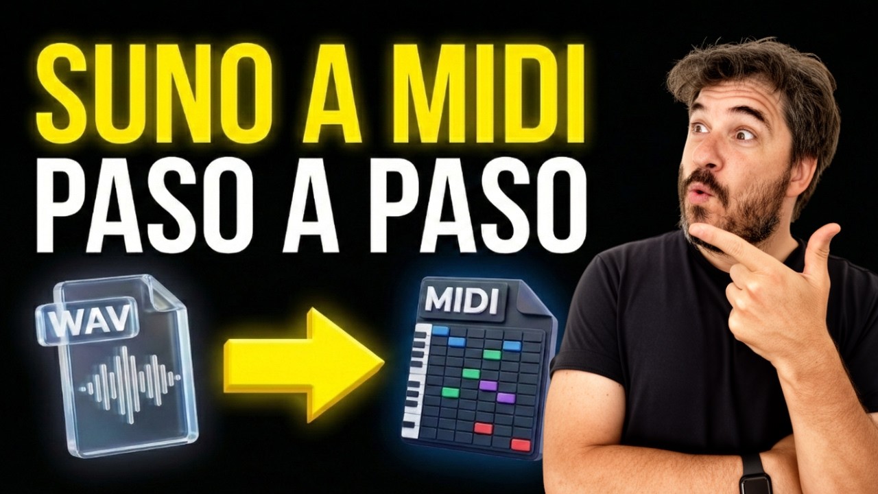De AUDIO a MIDI en Segundos! 🎹 Suno AI + Logic Pro (Tutorial Paso a Paso)