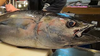 Taiwanses street food -  Fillet a Whole Tuna To Make Sashimi