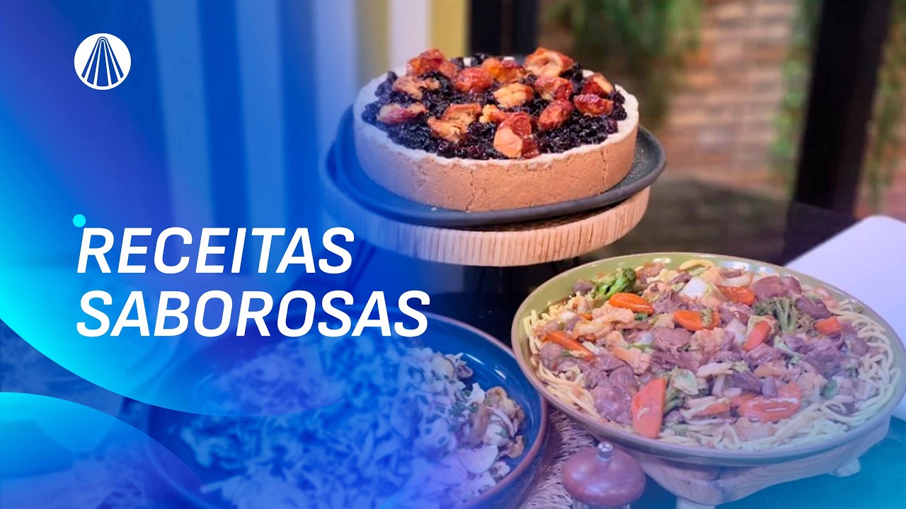 SALADA DE BATATA CROCANTE | YAKISSOBA DE MOELA | TORTA DE CAJU COM GELEIA | Sabor de Vida