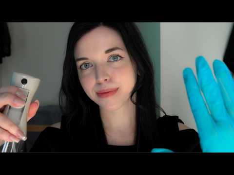 ASMR Medical Skin Exam 🧴 | Gloves, Close Inspection, Pampering