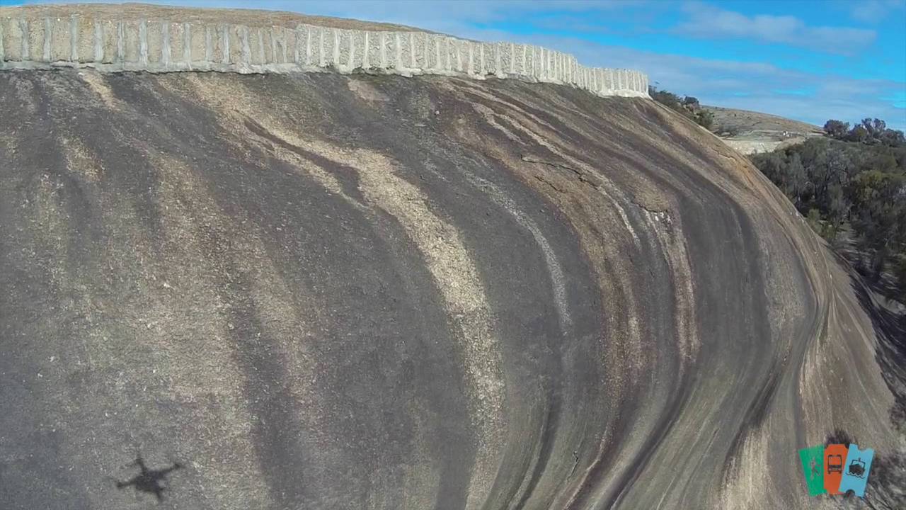 Wave Rock Drone Short - YouTube