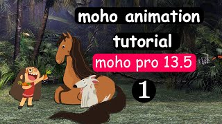 Moho Pro tutorial - lesson 1 | Animation tutorial | anime studio