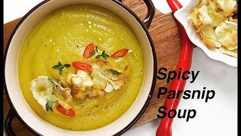 Vegan Spicy Parsnip Soup / Vegan Recipe 🌱