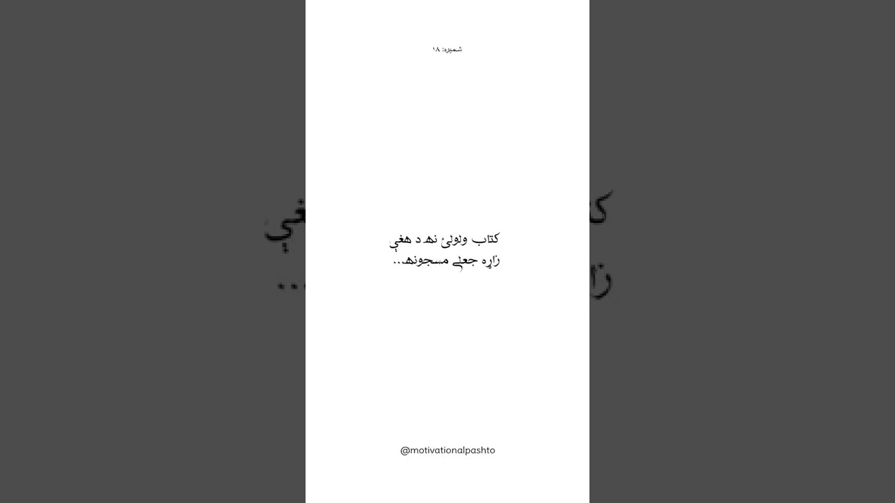 Motivational Pashto | Inspirational Quotes | Subscribe For More