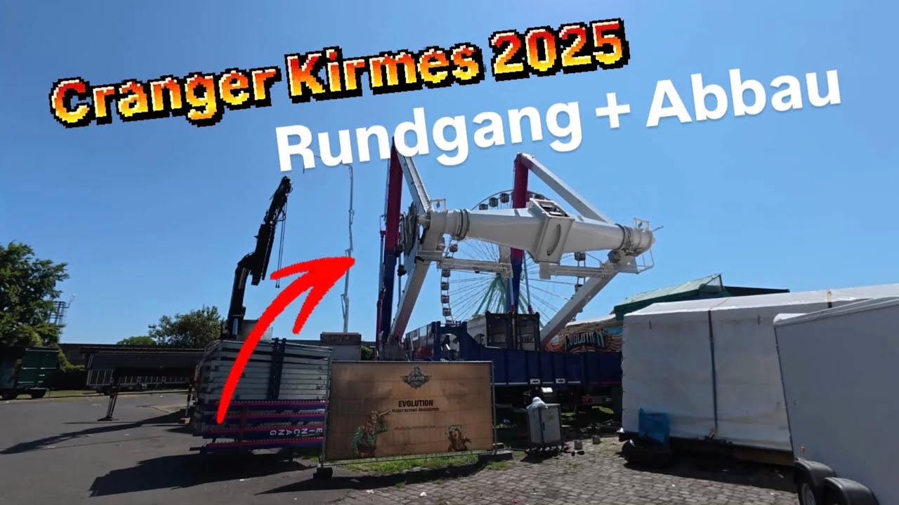 Cranger Kirmes Abbau + Rundgang am Montag danach | 2025