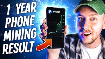 I mined crypto on my phone for 1 year and... (Smartphone mining profits WENT CRAZY)