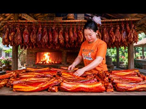 Traditional Smoked Black Pork with a Special Family Seasoning | Perfect Homemade Flavor