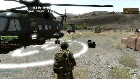 ArmA2 OA Ammo Crate Spawner for Merlin Helicopters