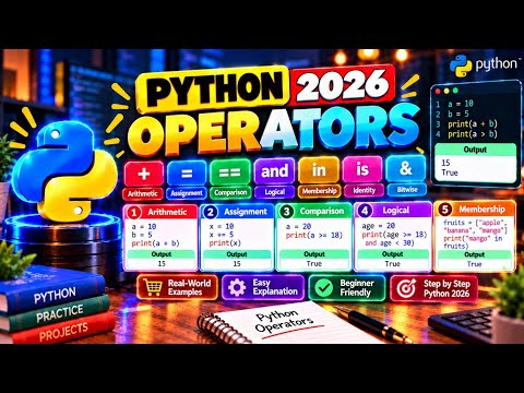 Python Operators Explained in Hindi 🔥 | All 7 Types of Operators | Python Tutorial 2026 | Tech SK