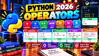 Python Operators Explained in Hindi 🔥 | All 7 Types of Operators | Python Tutorial 2026 | Tech SK
