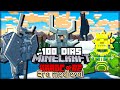 SOBREVIVI +100 DIAS EM UMA ERA MEDIEVAL NO MINECRAFT HARDCORE - O Filme