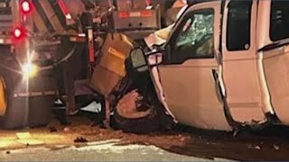 Driver extracted from pickup truck after crash with plow in Parma