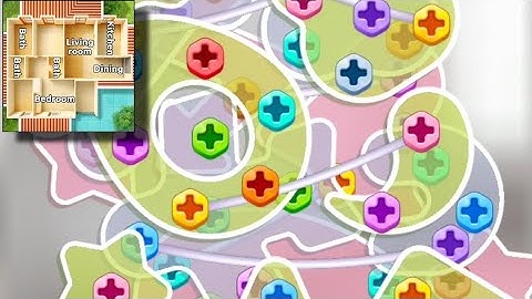 Screw Home ASMR Clean Level 51-57 Walkthrough Gameplay Android,iOS