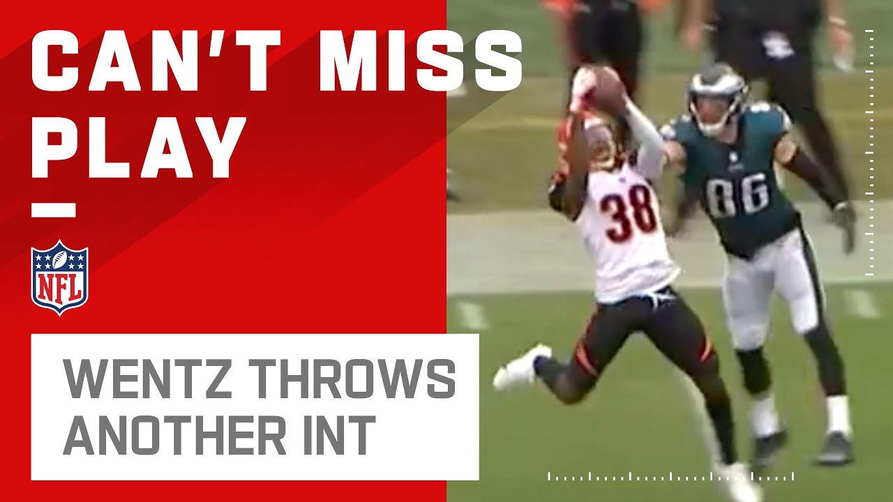 Carson Wentz Throws ANOTHER Interception!