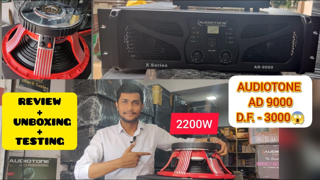 4 BASS 2200 W | AUDIOTONE AD 9000 | BENGAL ELECTRONICS | Wholesale DJ ...