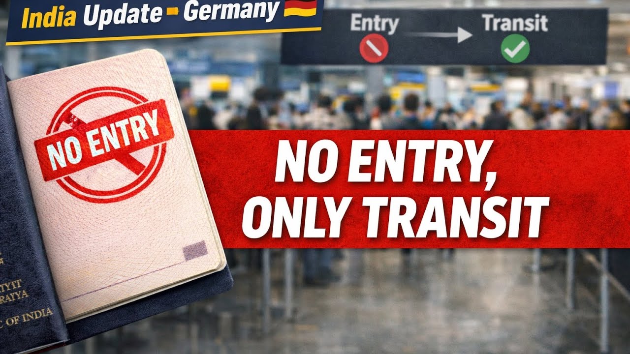 Germany Visa-Free for Indians? Truth from Immigration | Transit Only ⚠️