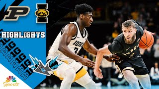 Purdue vs. Iowa | COLLEGE BASKETBALL HIGHLIGHTS | 2/4/25 | NBC Sports