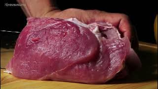 YOUSUNLONG Butcher Knife Pro 10 inch Ebony Wood Series
