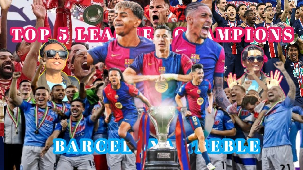 EUROPE TOP 5 LEAGUES CHAMPIONS ।। ALEXREACTS ।।