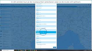 MRA Route Planner Gold 'Splitting'
