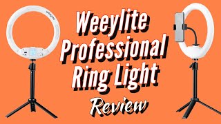 Weeylite WE-9 RGB Ring Light with 29 Lighting Effects for Shooting Video or Photo Test & Review screenshot 1