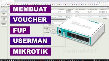 Membuat Voucher FUP seperti IndiHome di Mikrotik User Manager