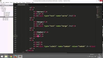 Membuat Upload Gambar dengan PHP   CRUD Part 3