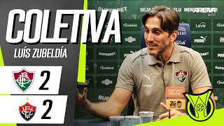 COLETIVA LUIS ZUBELDÍA | AO VIVO | Fluminense x Vitória - Brasileirão 2026