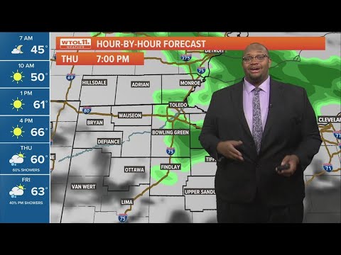 More clouds Wednesday, highs in lower 60s; possible overnight rain into ...