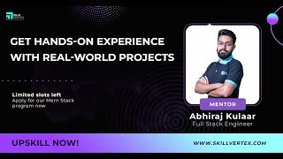 Skill Connect Webinar by Skill Vertex | Mern Stack Development