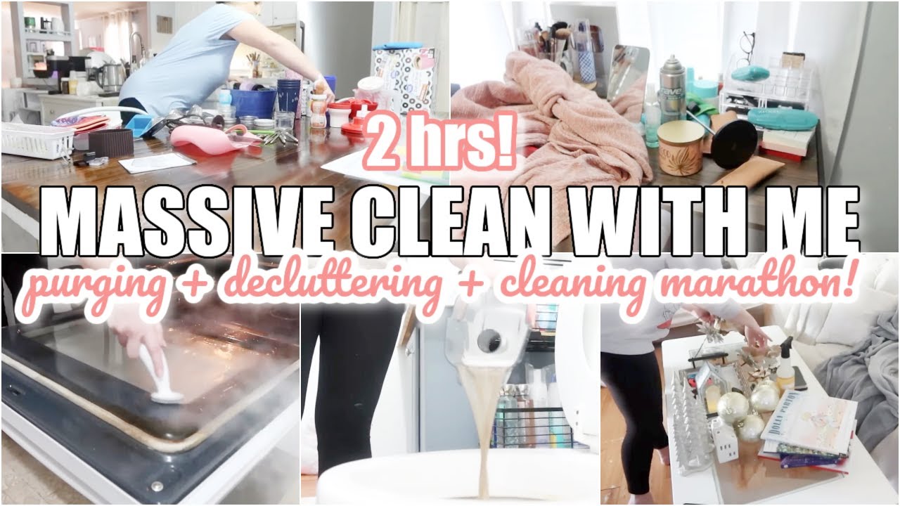 2023 MASSIVE CLEAN WITH ME MARATHON // 2 HRS OF DEEP CLEANING ...