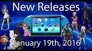 PlayStation Vita New Releases January 19th 2016 |PSVITA|