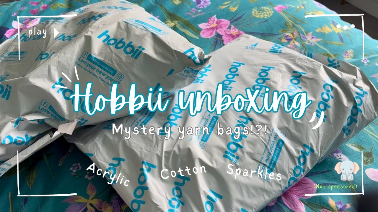 Hobbii yarn mystery bags 2025 - worth it or not? 😱| Ellielauracrochet