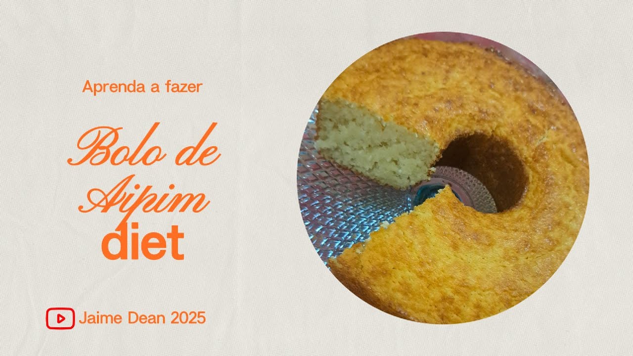 A RECEITA PERFEITA! Bolo de Aipim Diet Super Cremoso!