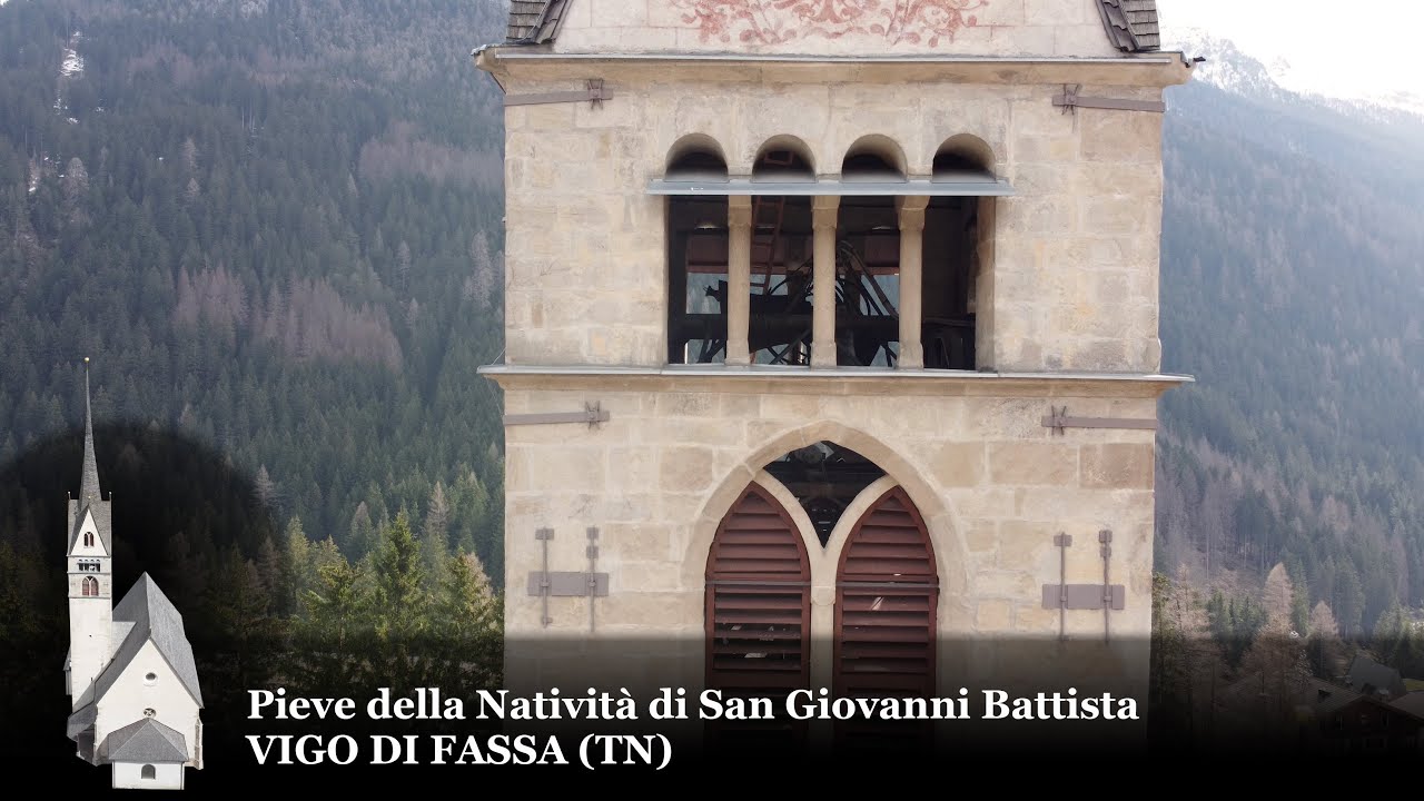 Suonata Angelus Solenne - Campane della Pieve di S. Giovanni Battista a Vigo di Fassa (TN)