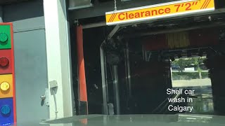 Shell car wash in Calgary