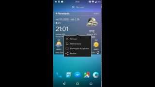 Aplicativos de Previsão do Tempo (Widgets) screenshot 1