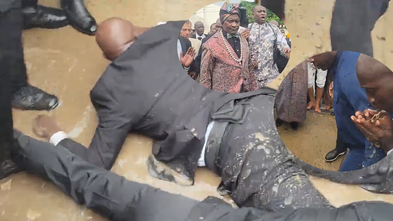 Quand  Serigne Modou KARA sort sous la pluie avec ses Talibés