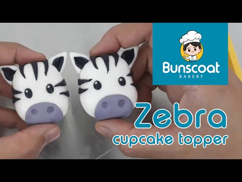 Zebra Cupcake Toppers
