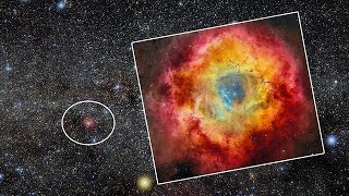 Zooming into the Rosette Nebula