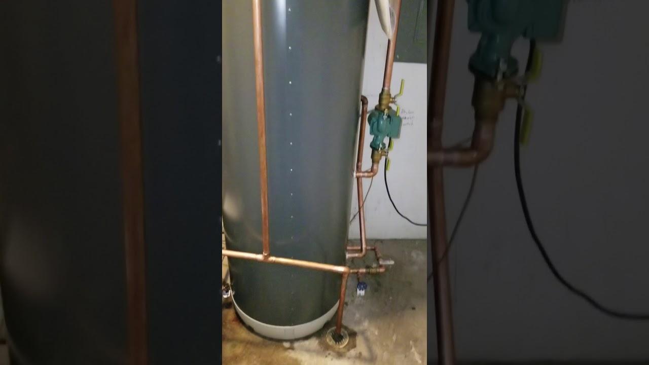 Velocity indirect water heater installation YouTube