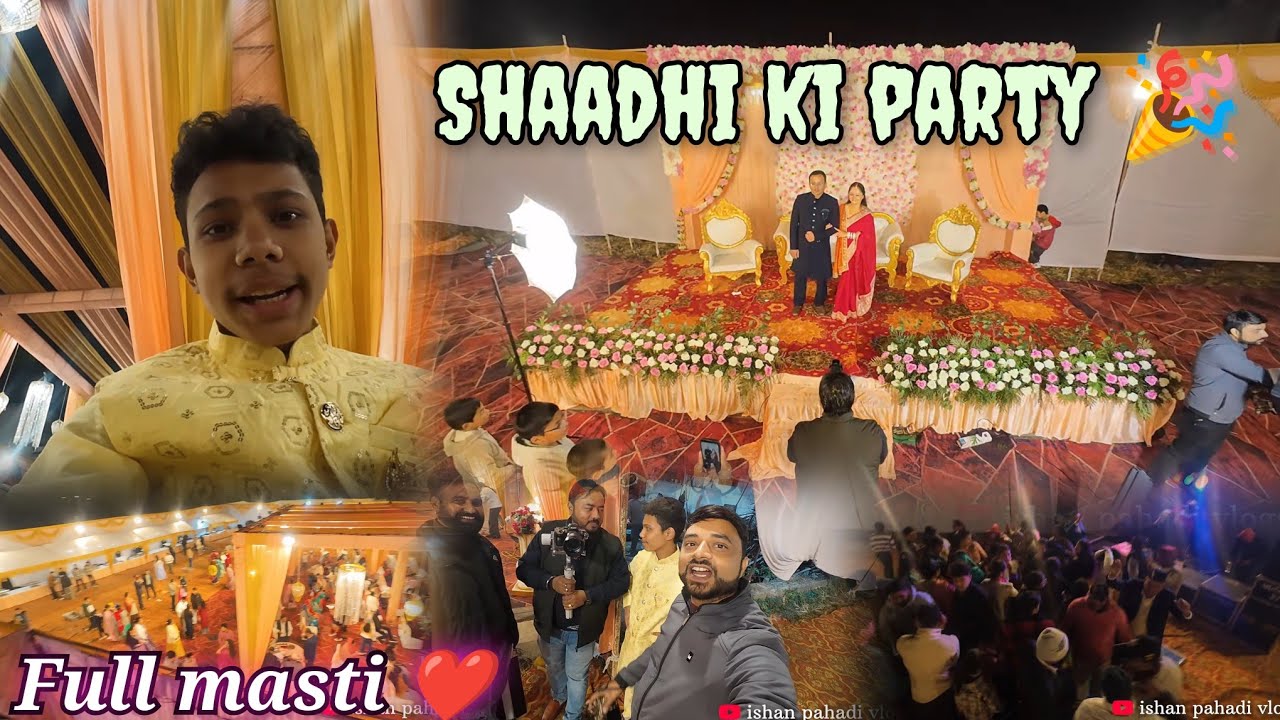 Shaadi Ki Party Full Masti 🎊🔥 | Dance, Photoshoot & Wedding Vibes 💃📸 | Vlog ❤️