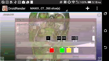 DroidRender : 3D render and edit look up table
