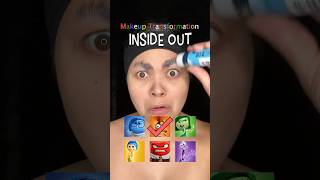 ‘SADNESS’ Inside Out Makeup Transformation 😭 #InsideOut2 #illusionmakeup #makeuptutorial