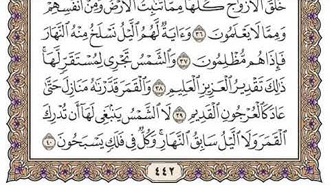 مشاري العفاسي | سورة يس مكتوبة وكاملة