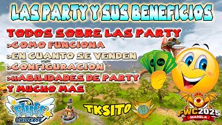 🤑DINERO FACIL 💰 APRENDE TODO sobre las PARTY en Flyff Universe 2025