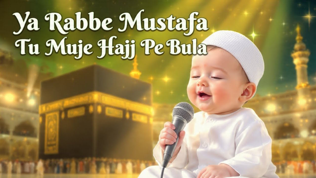 🕋 Ya Rabbe Mustafa Tu Mujhe Hajj Pe Bula | Baby Naat | Heart Touching Islamic Naat 💚✨